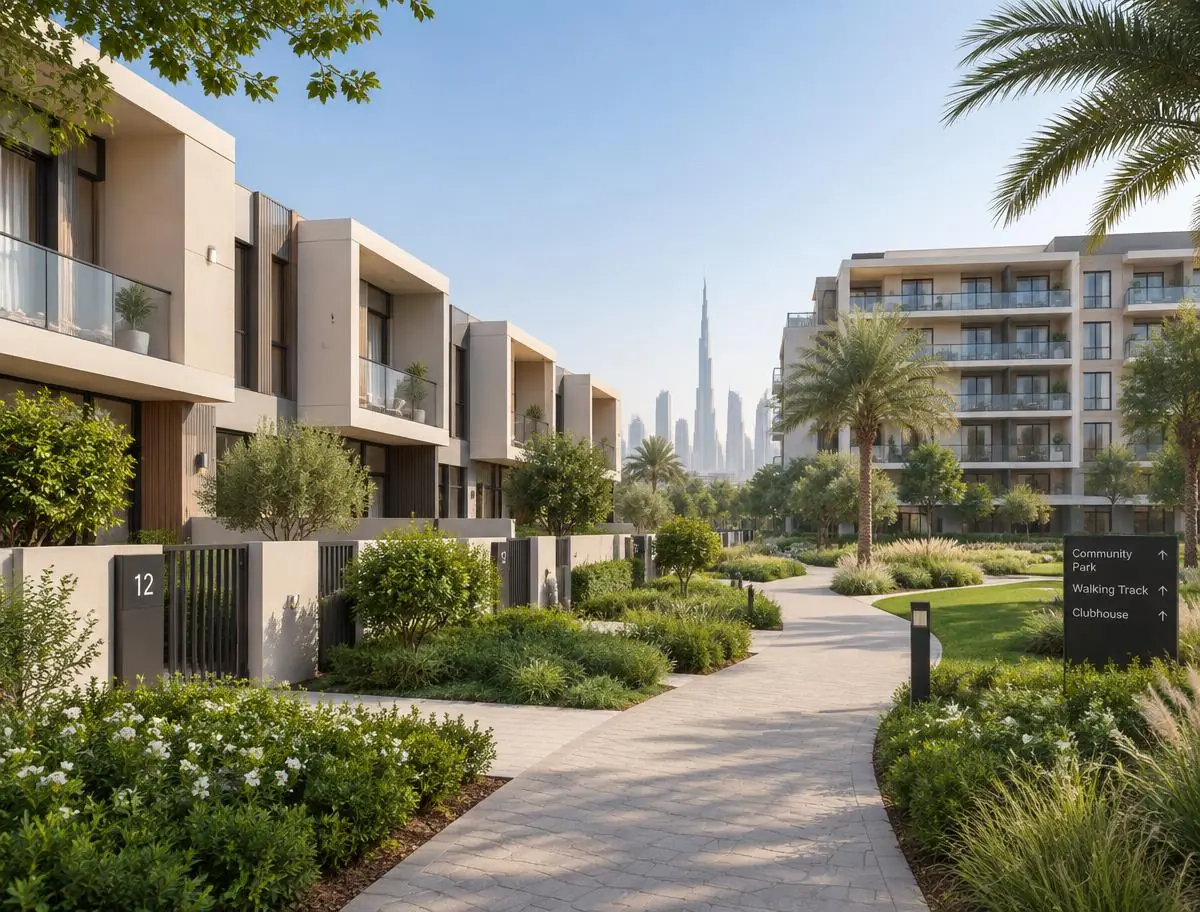 Townhouses and twin villas in DAMAC Hills 2